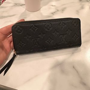 Louis Vuitton Clemence Wallet Black